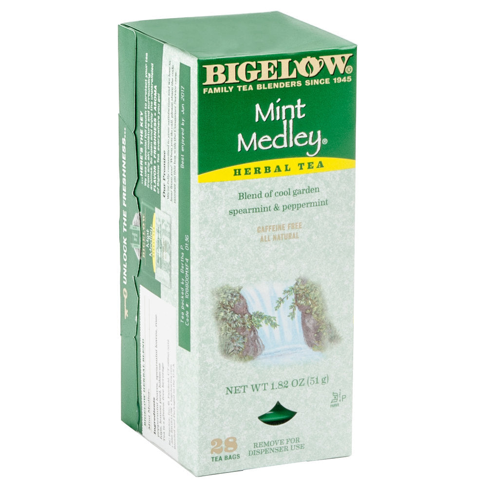 Bigelow Mint Medley Tea Box of 28 Tea Bags Home Coffee Solutions