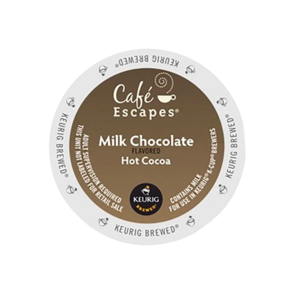 Cafe Escapes Dark Chocolate Hot Cocoa K-cups - 24 count