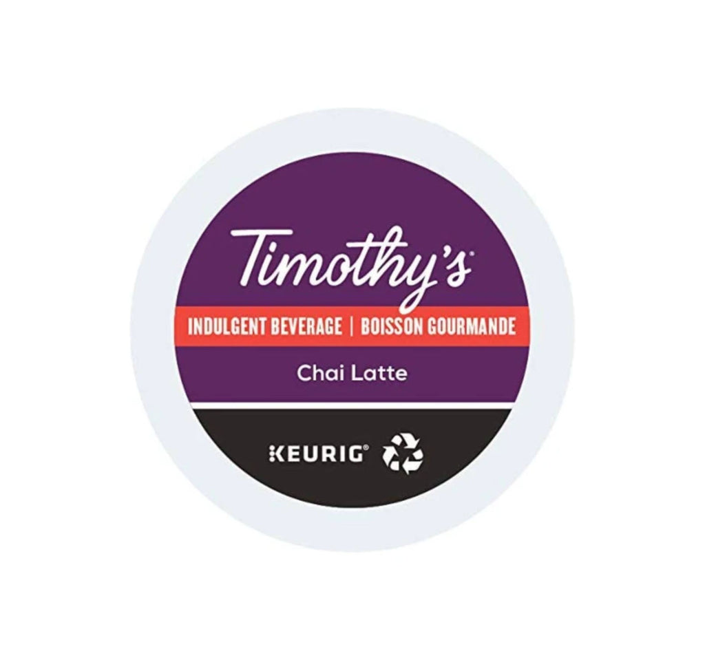 timothy's chai latte k cups