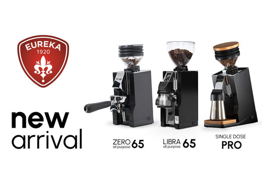 New Eureka Grinders - Libra 65 All Purpose, Zero 65 All Purpose, and Oro Single Dose Pro