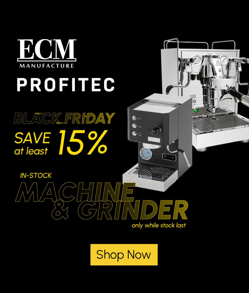 Black Friday at least 15% off Profitec and ECM machines!