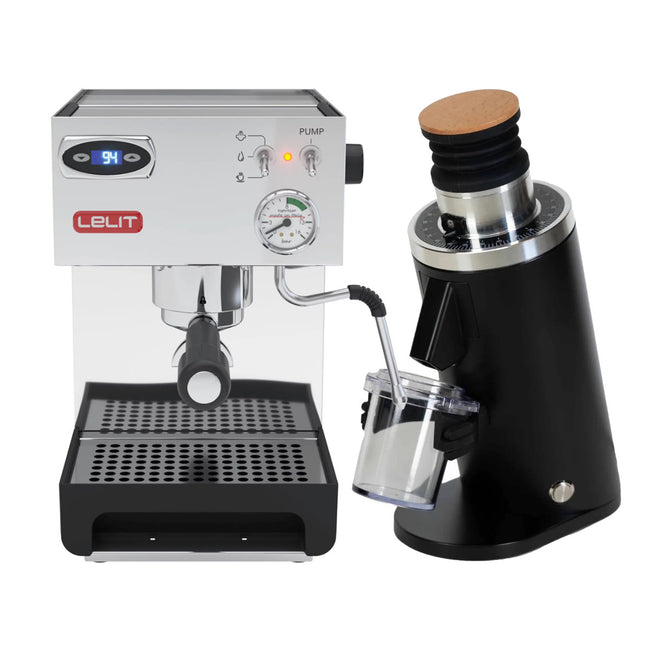 CYBER MONDAY BUNDLE | Lelit Anna 2 PL41TEM Espresso Machine with PID and DF54 Gen 2 w/ DLC Burrs (Black) Bundle