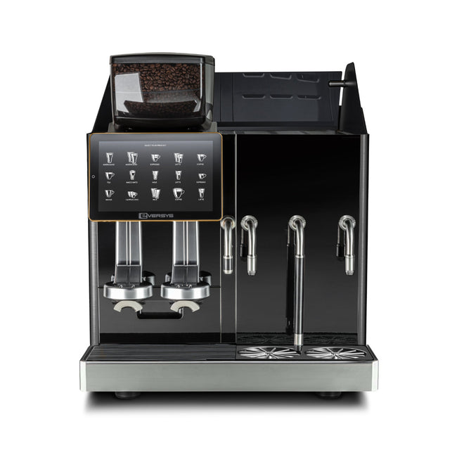 Eversys Shotmaster 2 Group Head Milk System Super Traditional Espresso Machine ms/ST (Charcoal)