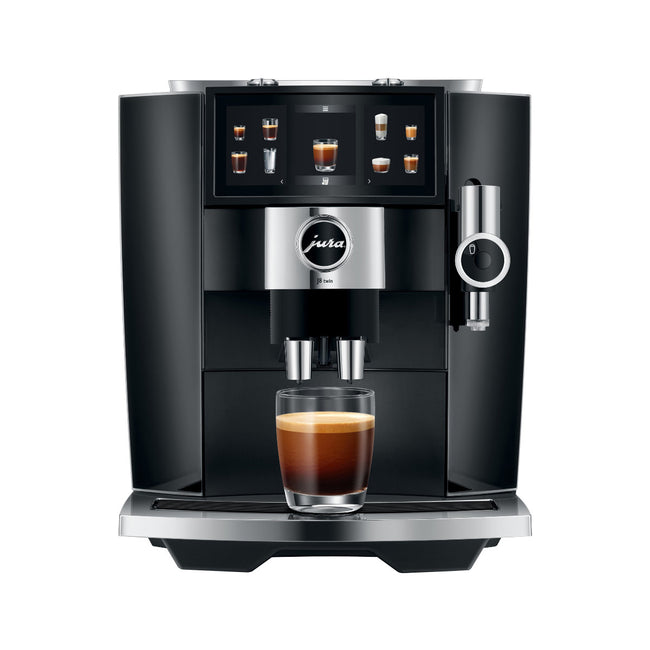 Jura J8 Twin Super Automatic Espresso Machine 15658 Diamond Black