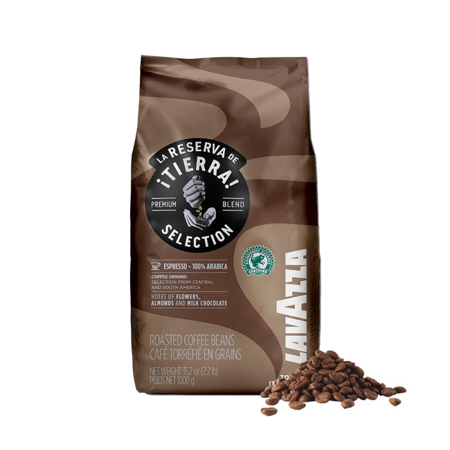 Lavazza La Reserva de ¡Tierra! Selection Espresso Whole Coffee Beans (1kg / 2.2lb)