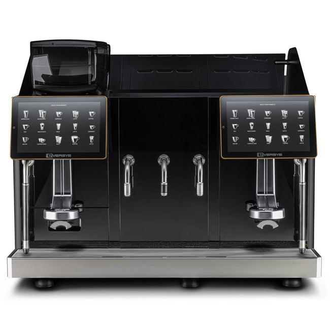 Eversys Enigma 2 Group Head Milk System Wide Super Traditional Espresso Machine E'4ms x-wide/ST (Charcoal)