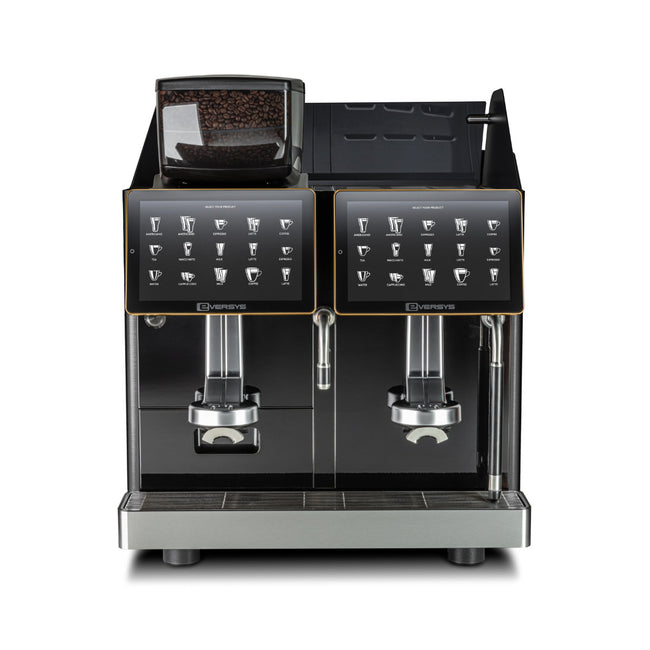 Eversys Enigma 2 Group Head Milk System Super Traditional Espresso Machine E'4ms/ST (Charcoal)