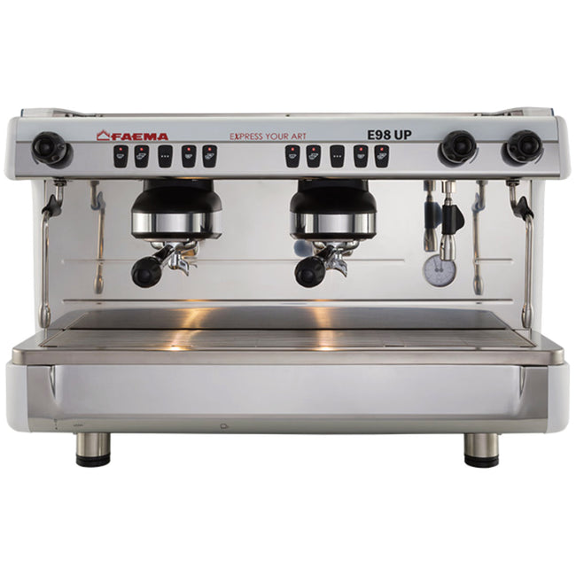 Faema E98UP 2 Group Head Espresso Machine F01-UL210VWTB999A (White)