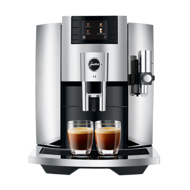 Jura E8 Chrome Automatic Coffee Machine 15371 OPEN BOX (4033)