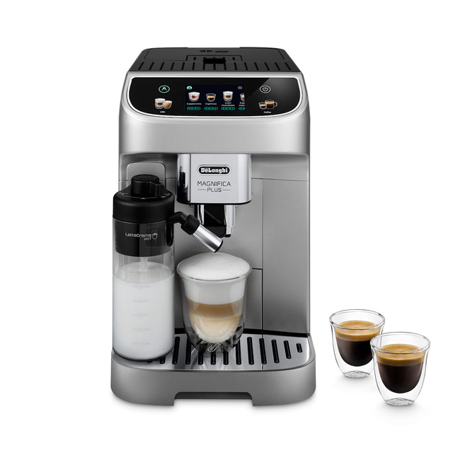 DeLonghi Magnifica Plus Super Automatic Espresso Machine with LatteCrema System (ECAM32070SB)