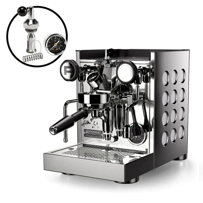 Rocket Appartamento TCA Espresso Machine with Flow Control RE502A3W12 (White)