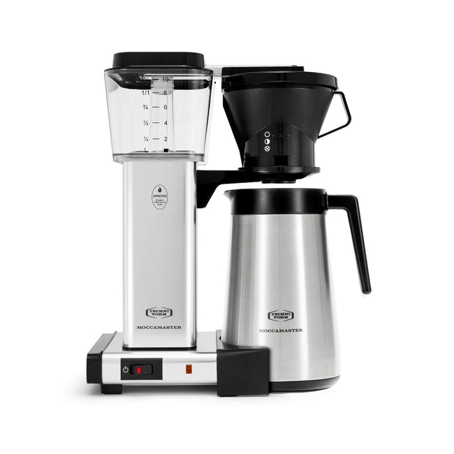 Technivorm Moccamaster KBT Thermal Carafe Brewer 79112 (Polished Silver)