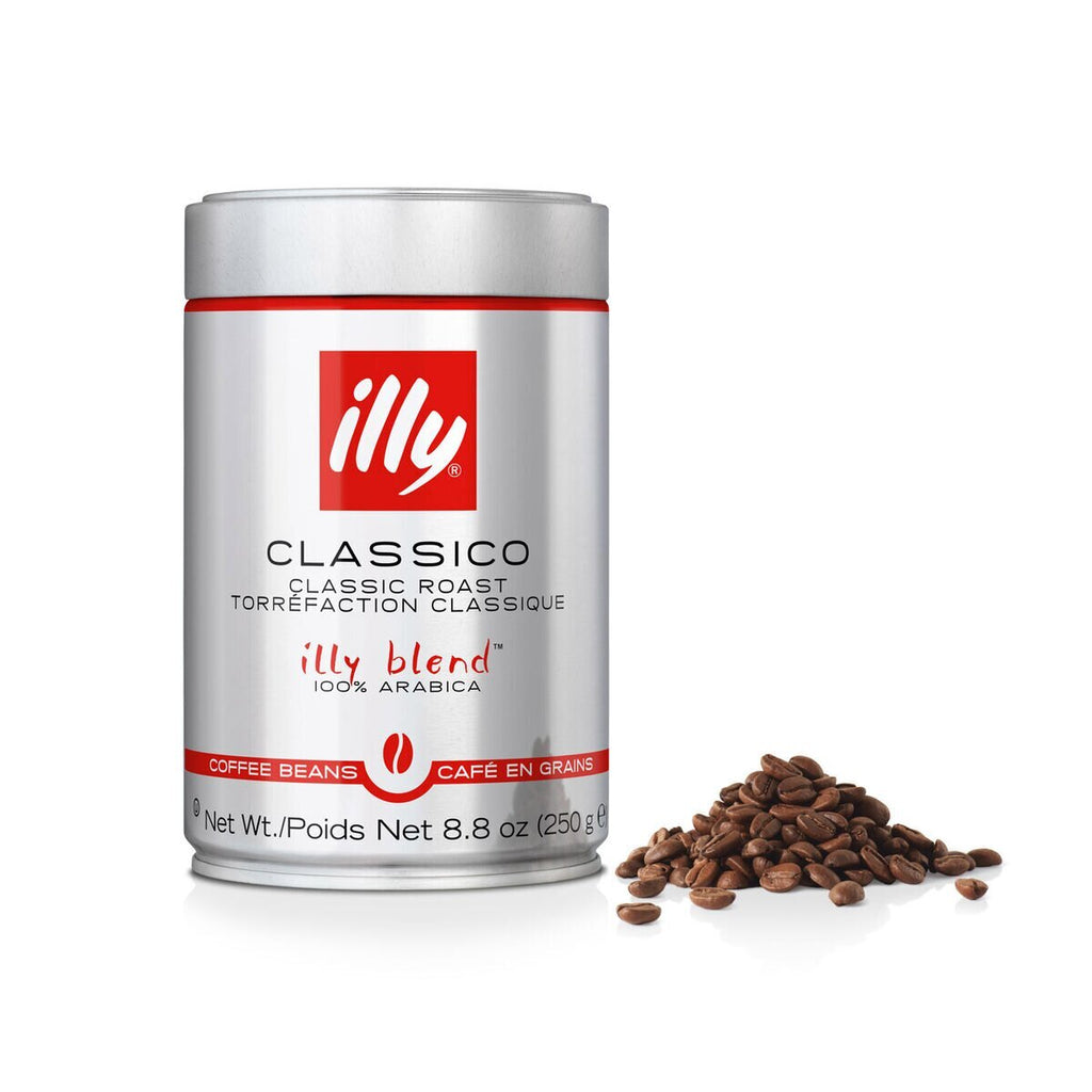 Coffee　Medium　–　Tin　Whole　Coffee　Beans)　(250g　Solutions　of　Home　Illy　Classico